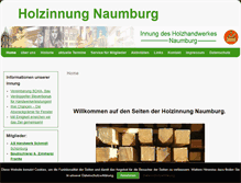 Tablet Screenshot of holzinnung-naumburg.de